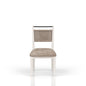 Rope Back Chair - Vanilla / Carmel (Set of 2)