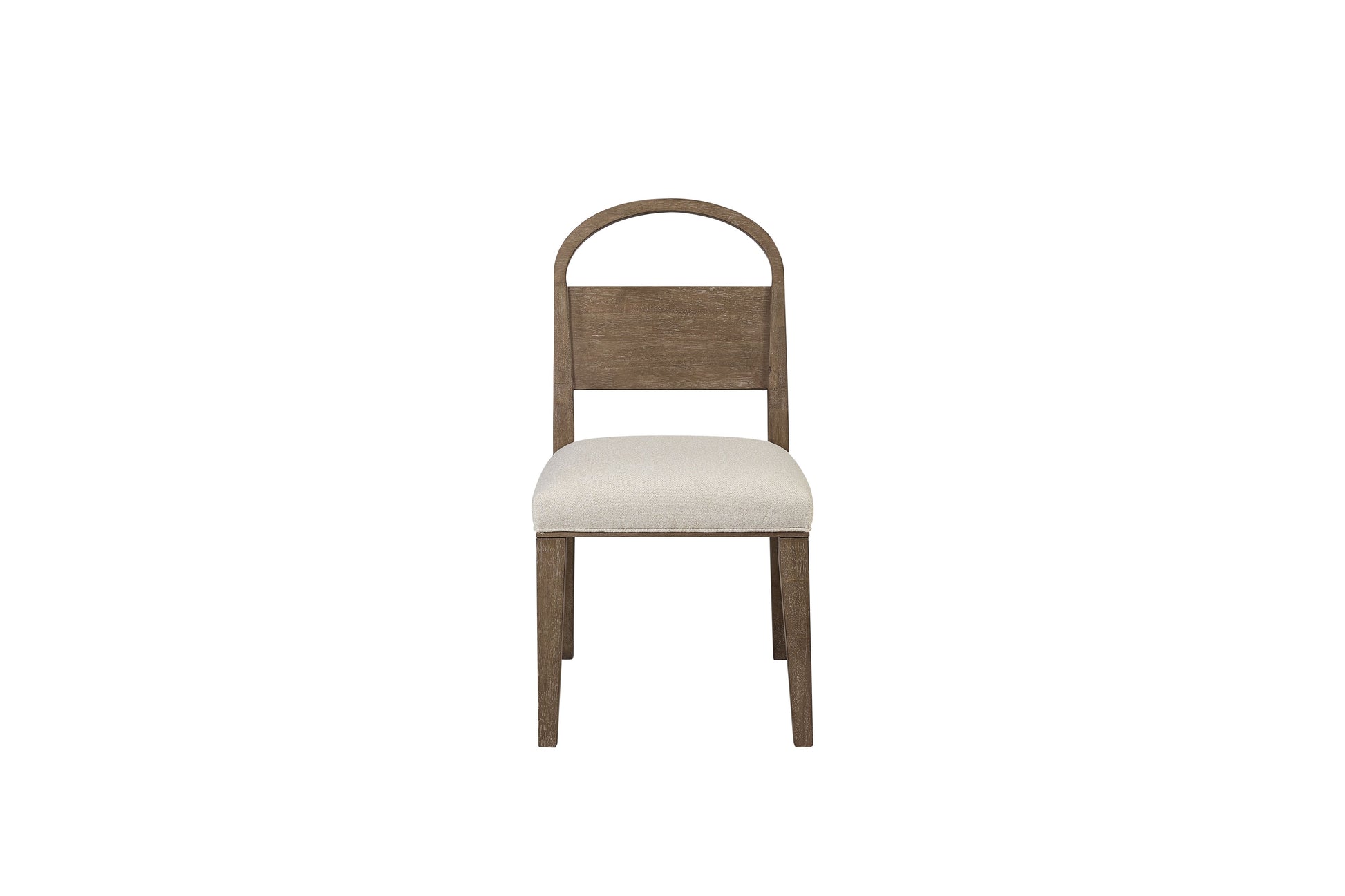 Wood Arch Back Chair - Cocoa/ White Sand (Set of 2)