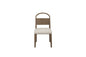 Wood Arch Back Chair - Cocoa/ White Sand (Set of 2)
