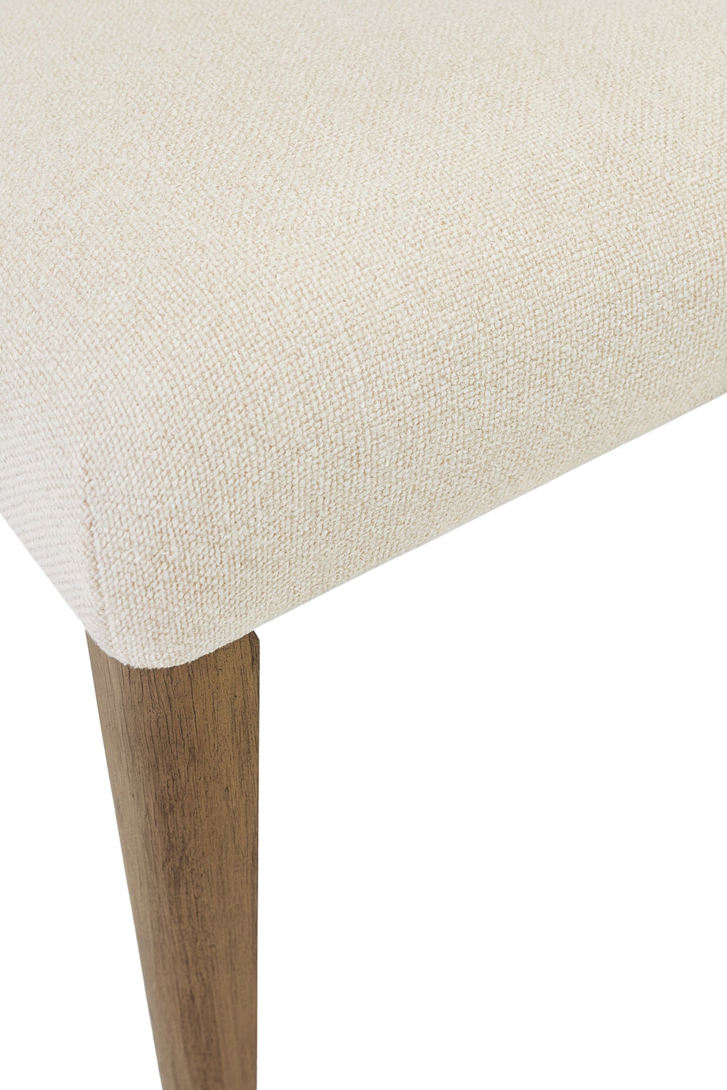 Arch Upholstered Dining Chairs with Cocoa Wood Frame for Kitchen Storage