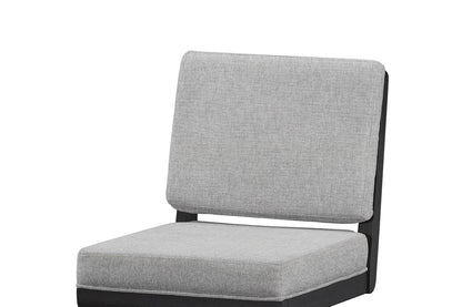 Black Solid Wood Swivel Counter Stool Set of 2 for Dining Room