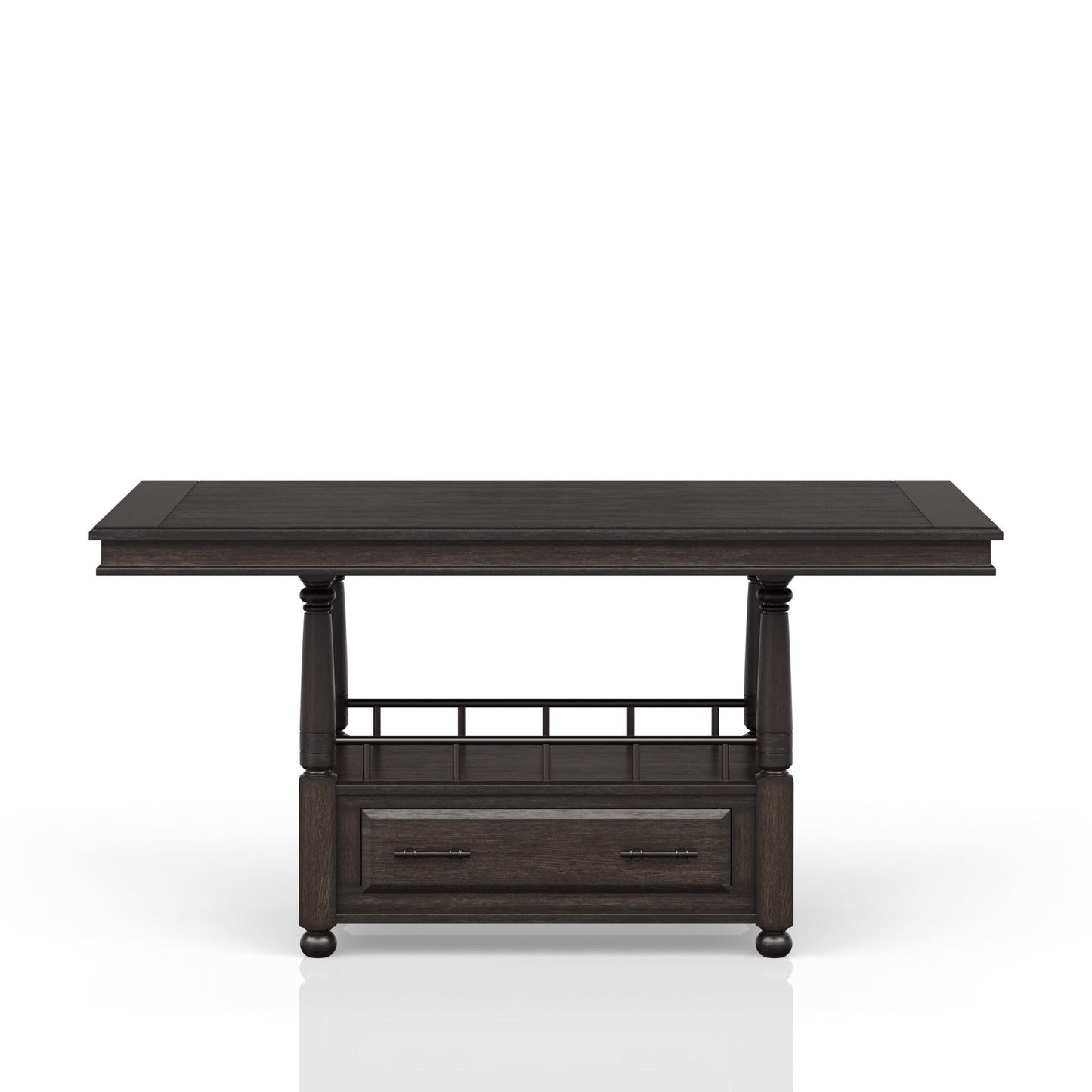 Coffee Counter Height Dining Table with Storage for Dining Room