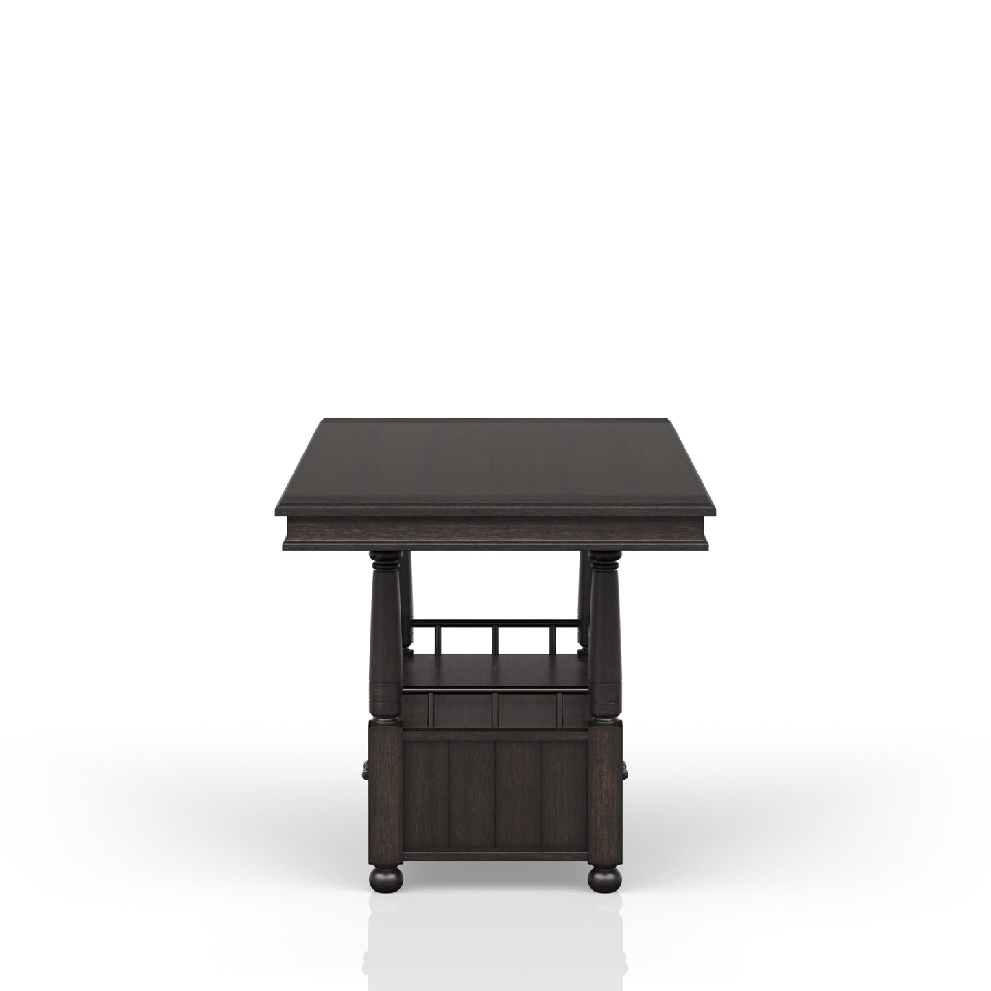 Coffee Counter Height Dining Table with Storage for Dining Room