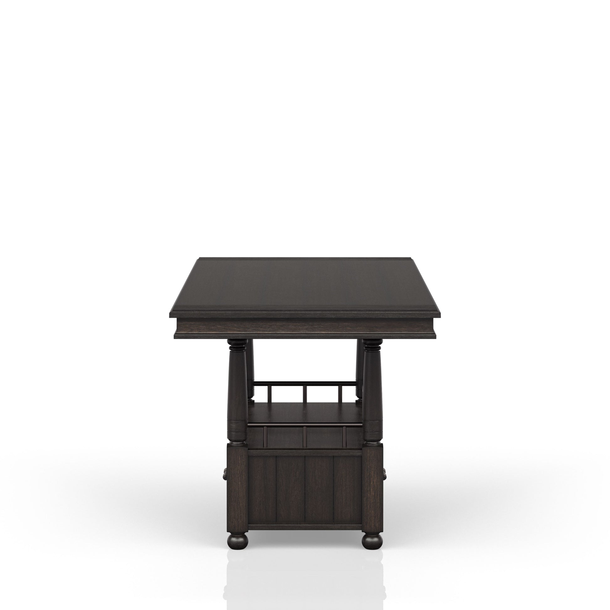 Coffee Counter Height Dining Table with Storage for Dining Room
