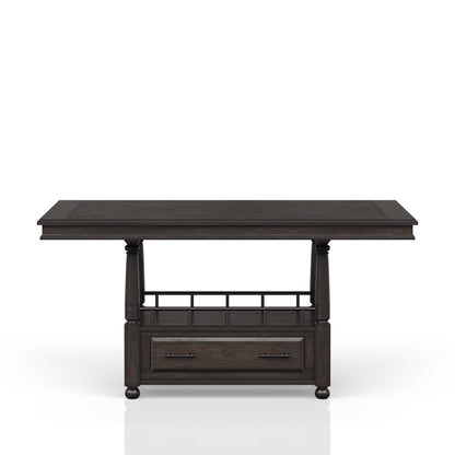Coffee Counter Height Dining Table with Storage for Dining Room