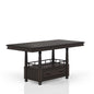 Deep Coffee Counter Height Dining Table
