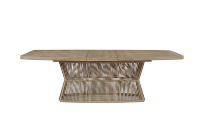 Dining Table - Toffe with Rope Base