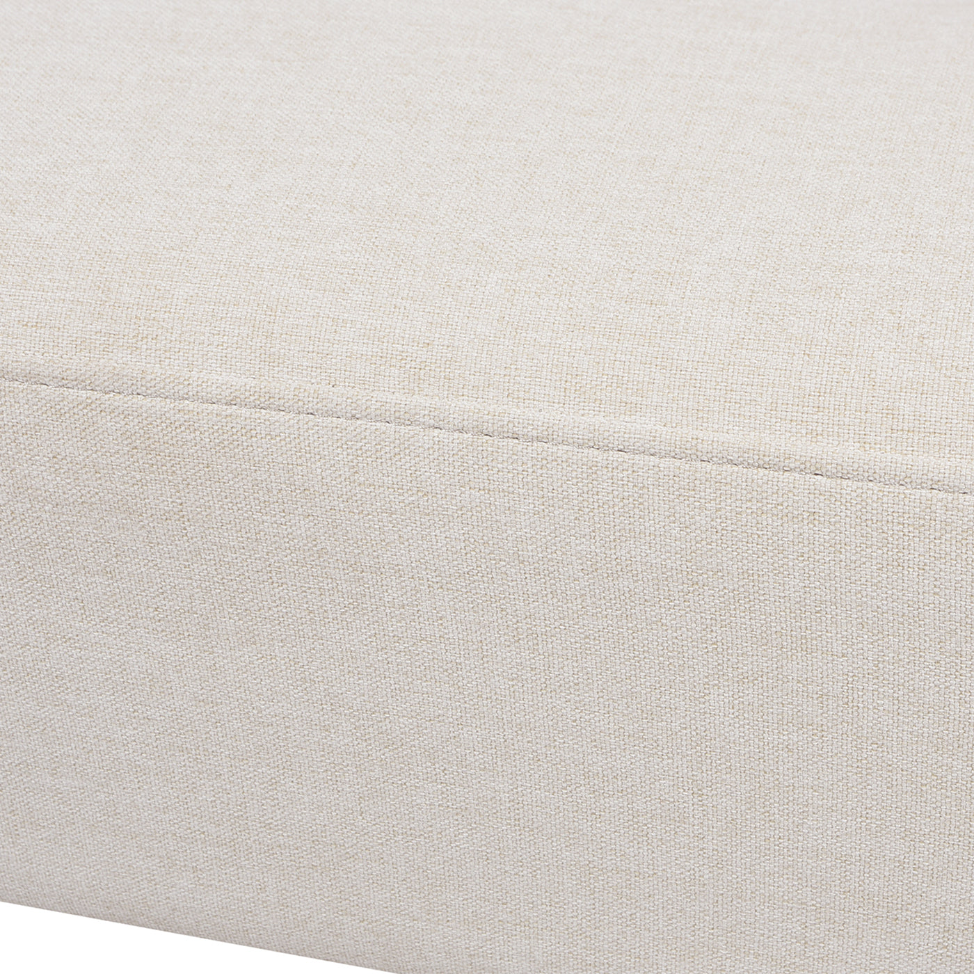 Beige Polyester Dining Bench - 51" x 24" for Dining Room