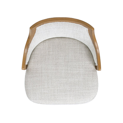 Bahama Swivel Bar Stool - Gray Cane Rattan Dining Seat