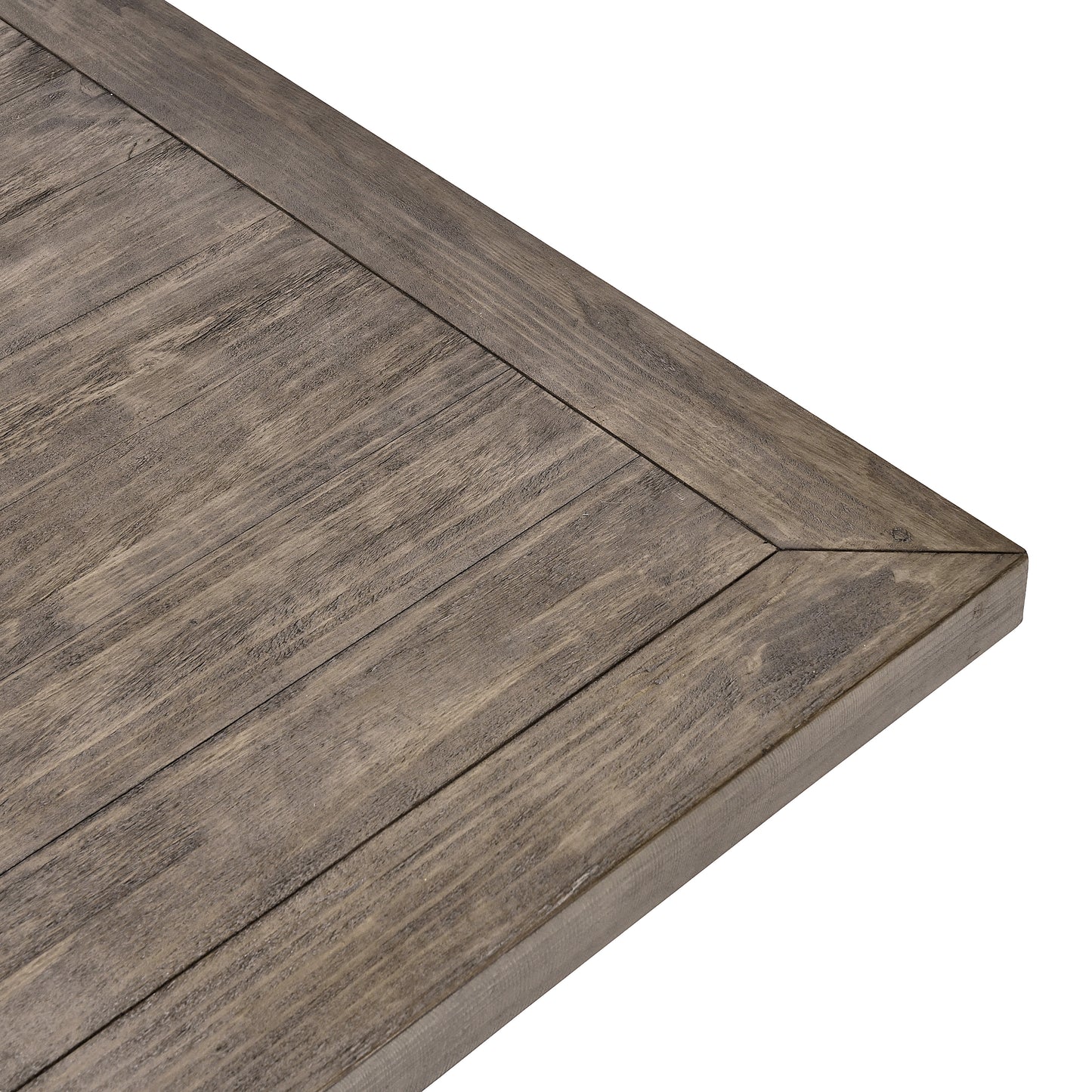 Antique Brown Pine Dining Table for Kitchen and Dining Room