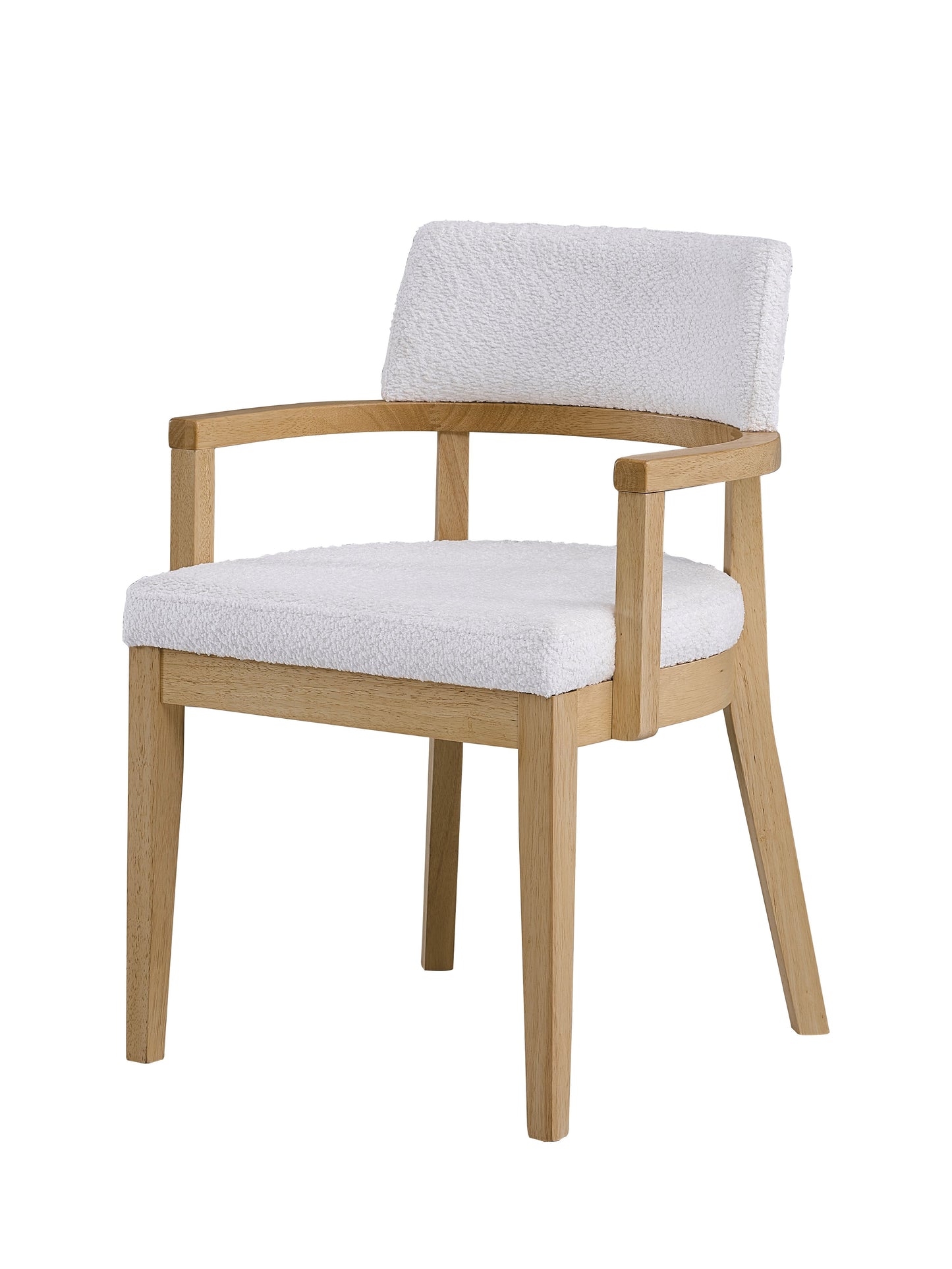 Kasem Gorge Gabric & Oak Finish Side Chair (Set of 2)