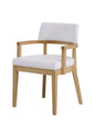 Kasem Gorge Gabric & Oak Finish Side Chair (Set of 2)