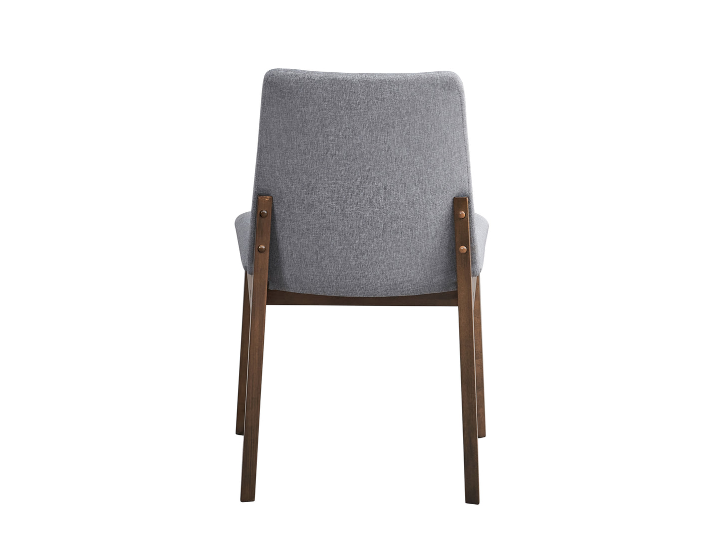 Light Gray Side Chair - Modern Dining Seat for Dining Room