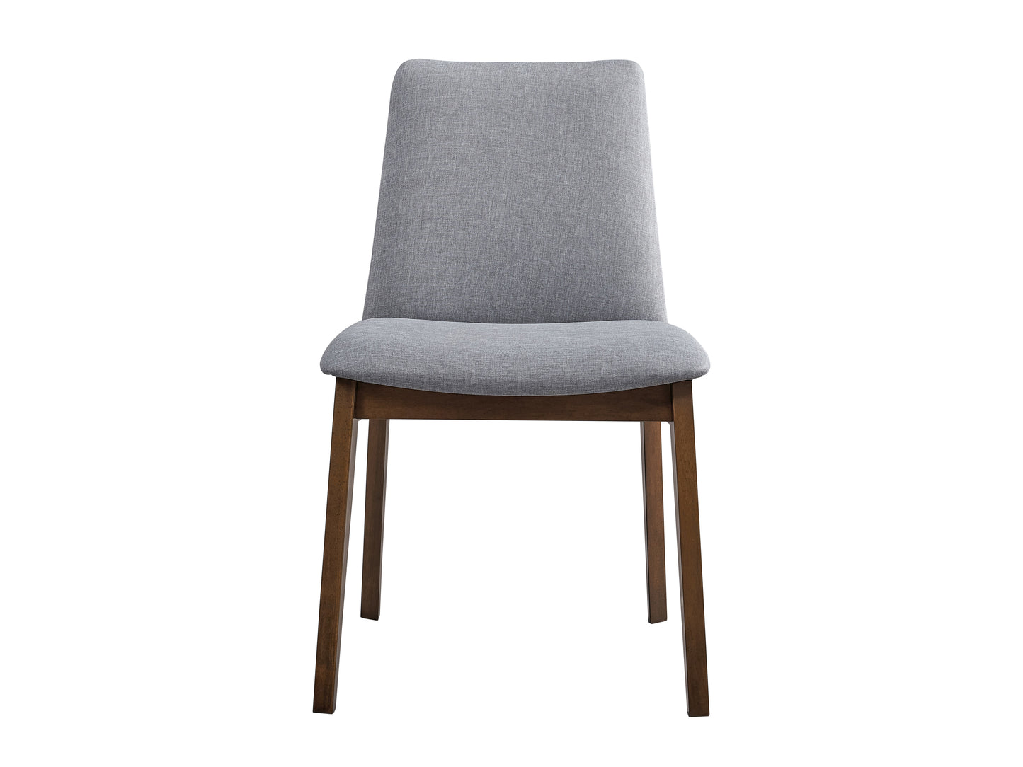 Light Gray Side Chair - Modern Dining Seat for Dining Room