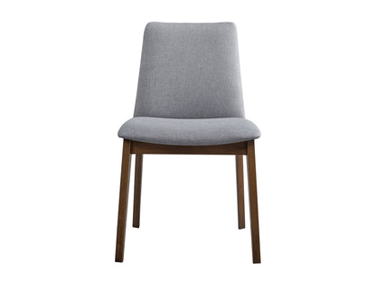 Light Gray Side Chair - Modern Dining Seat for Dining Room