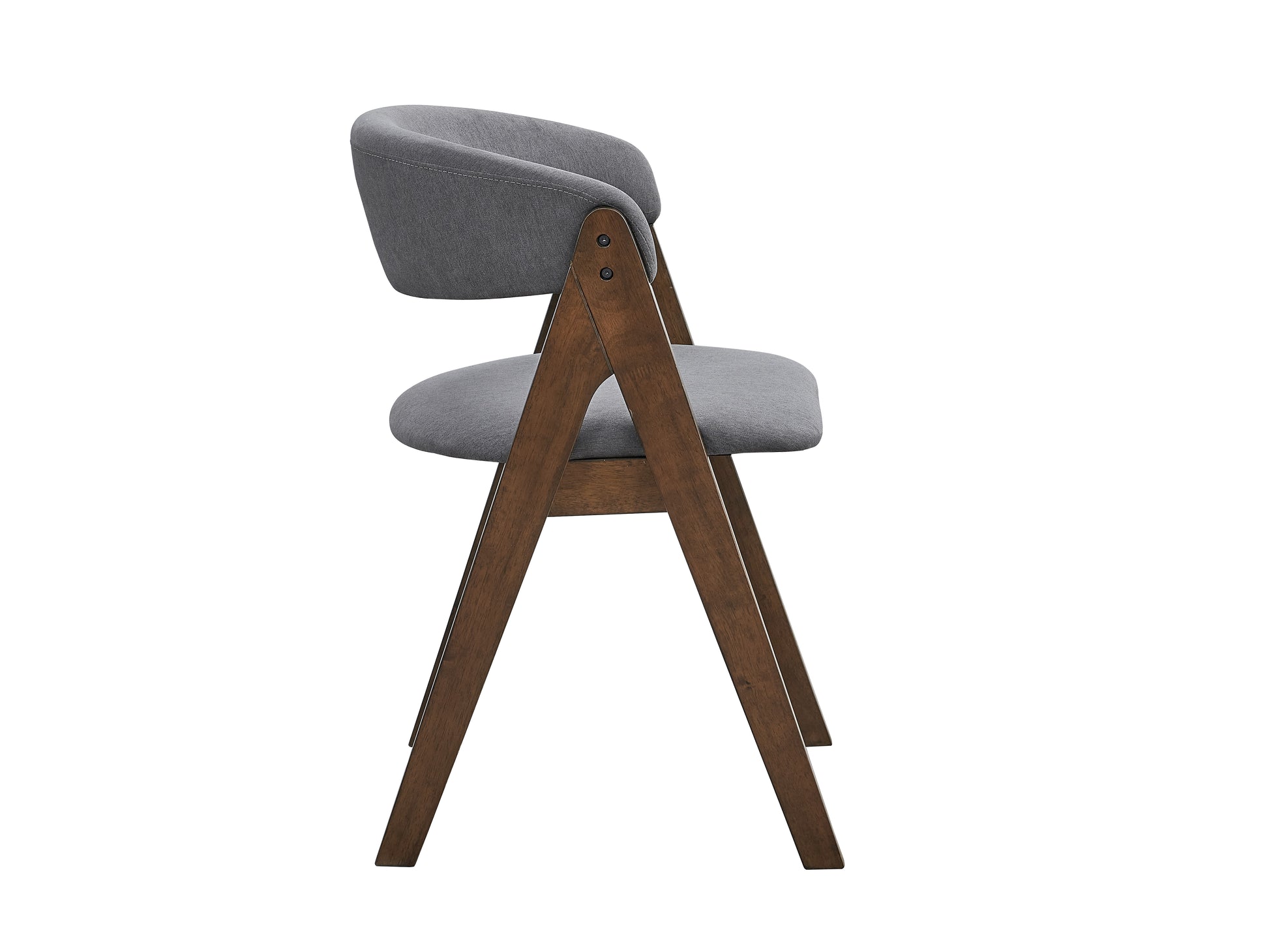 Gray Synthetic Wood Dining Chairs for Modern Kitchen Decor