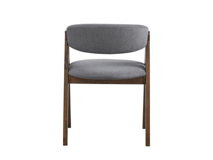 Gray Synthetic Wood Dining Chairs for Modern Kitchen Decor
