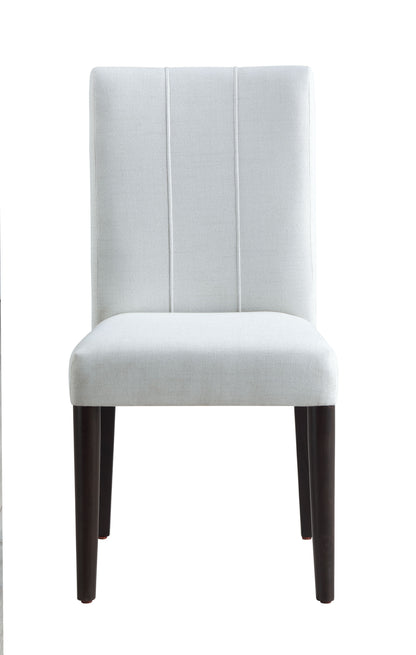 Carena White Finish Side Chair (Set of 2) - Durable Dining Seating