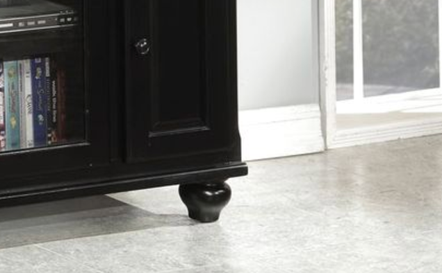 Ferla Black Finish TV Stand - 50-59" TVs for Living Room