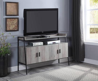 Gray Oak TV Stand - 40-50 Inch Display for Living Room
