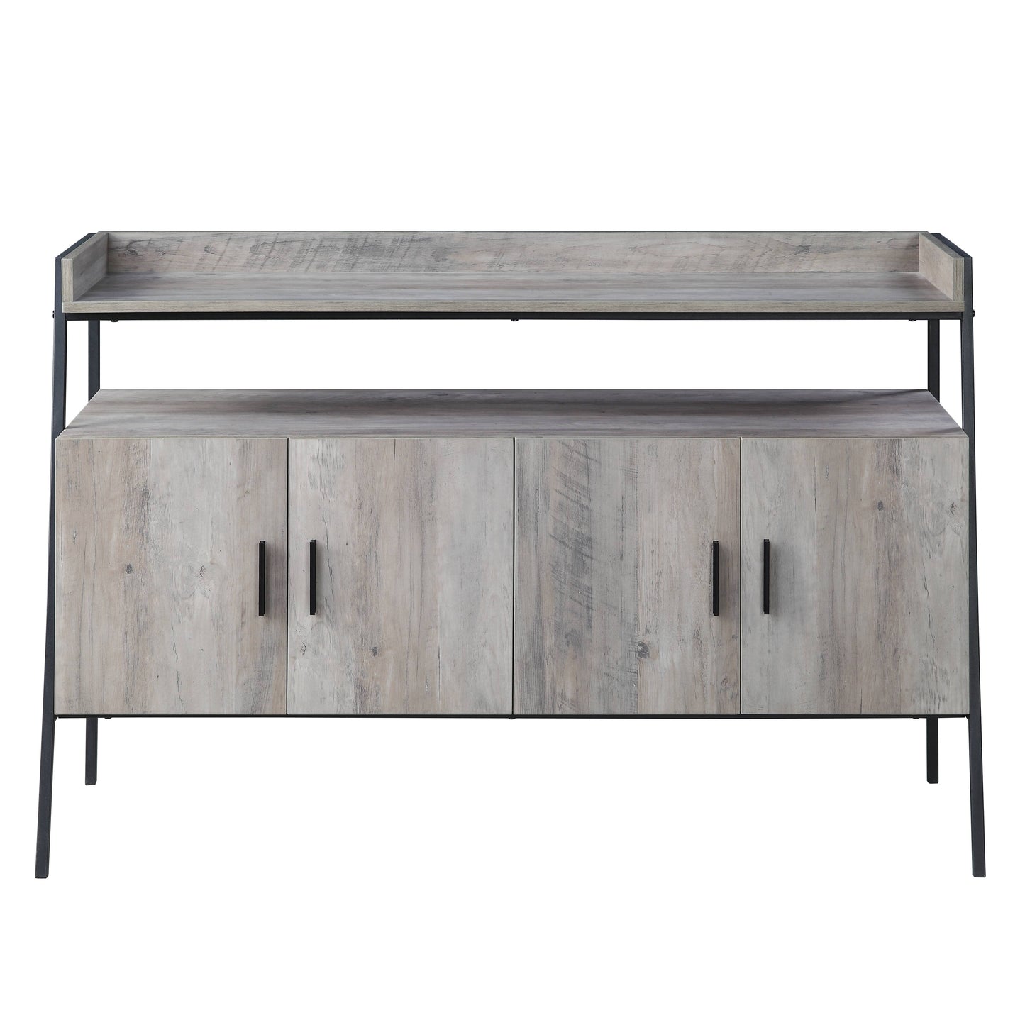 Gray Oak TV Stand - 40-50 Inch Display for Living Room