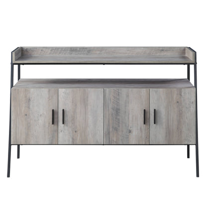 Gray Oak TV Stand - 40-50 Inch Display for Living Room