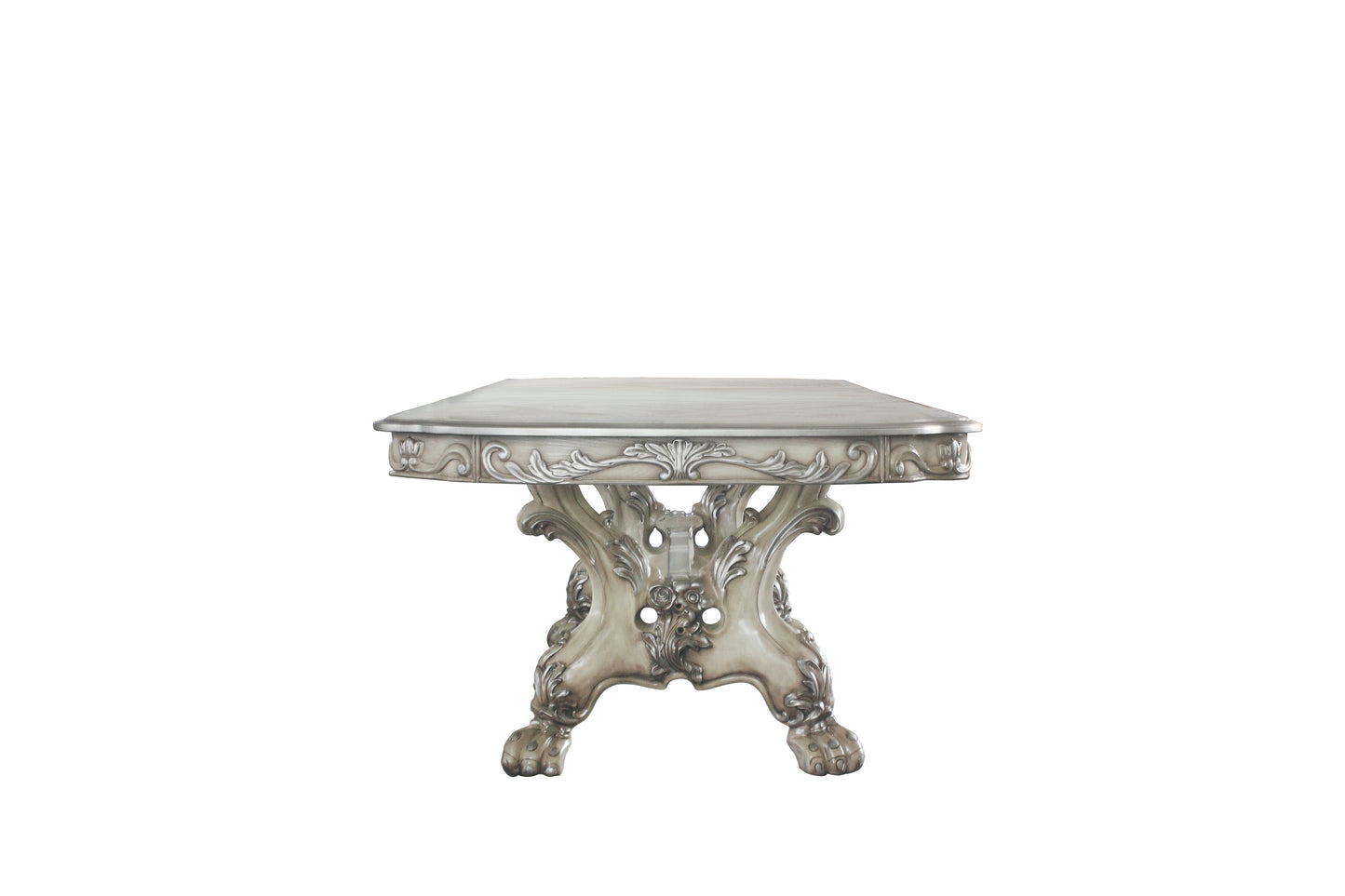 Dresden Dining Table Ivory - Elegant Vintage Style