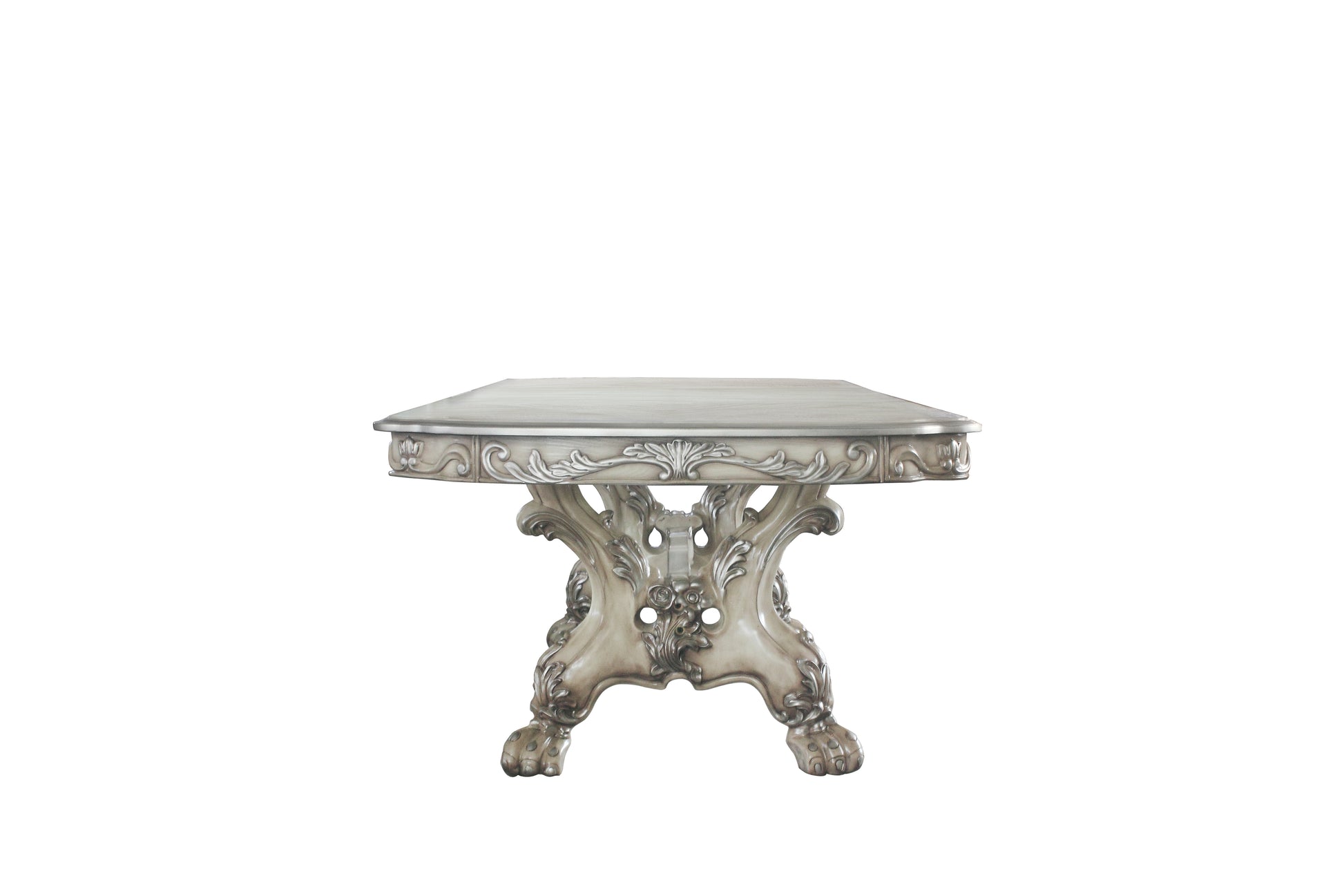 Dresden Dining Table Ivory - Elegant Vintage Style