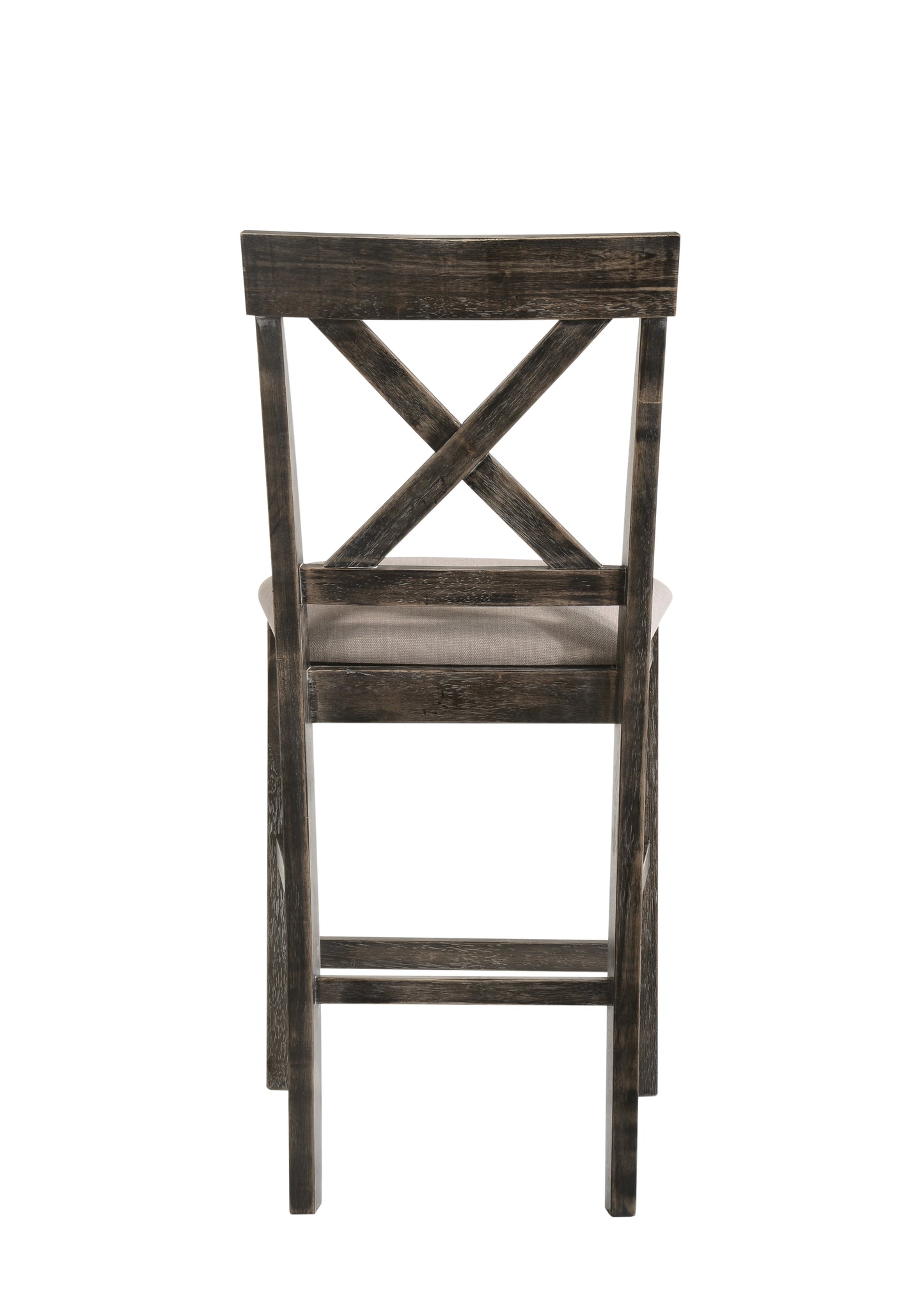 Tan Linen Counter Height Dining Chairs for Modern Kitchen
