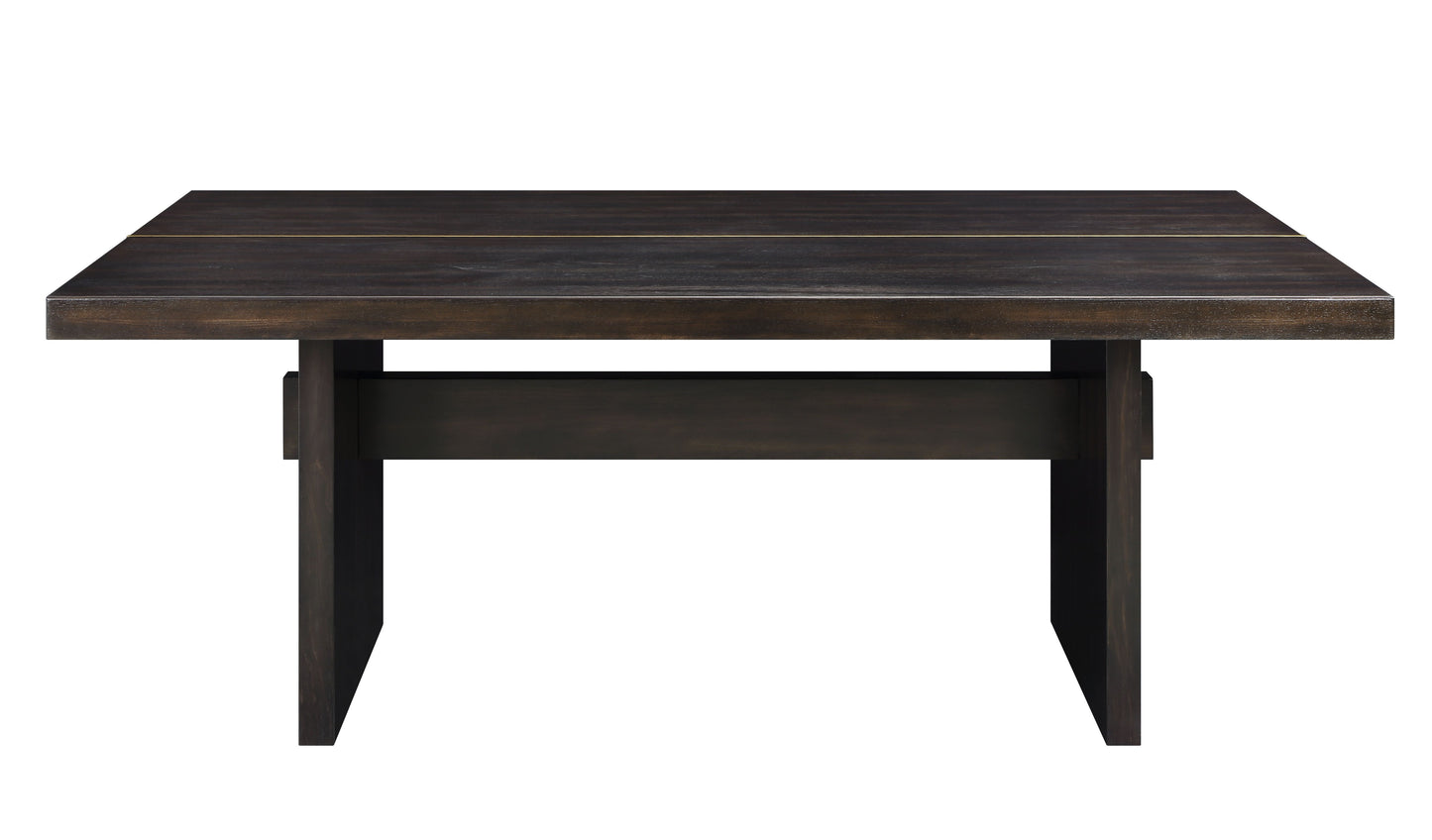 Jaramillo Dining Table - Espresso, Gold Finish
