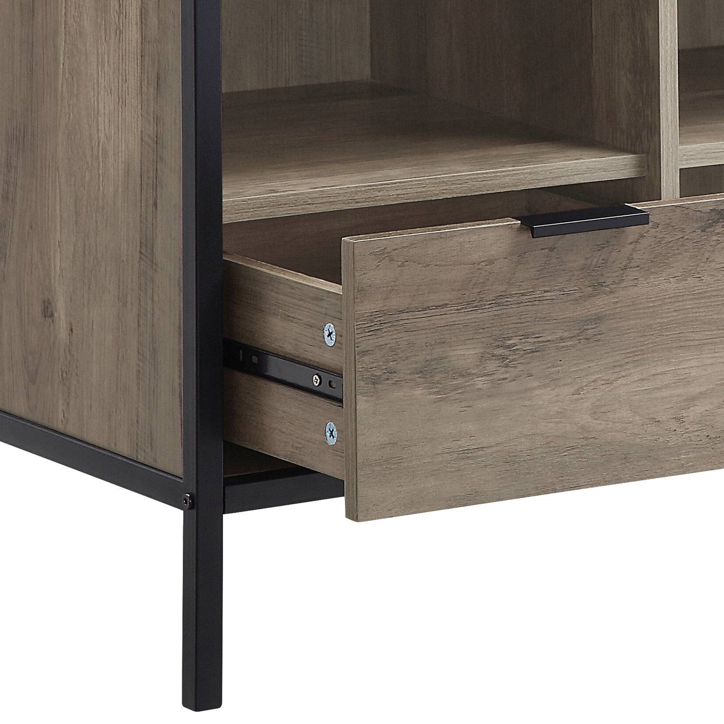 Nantan Rustic Oak TV Stand - Storage & Display