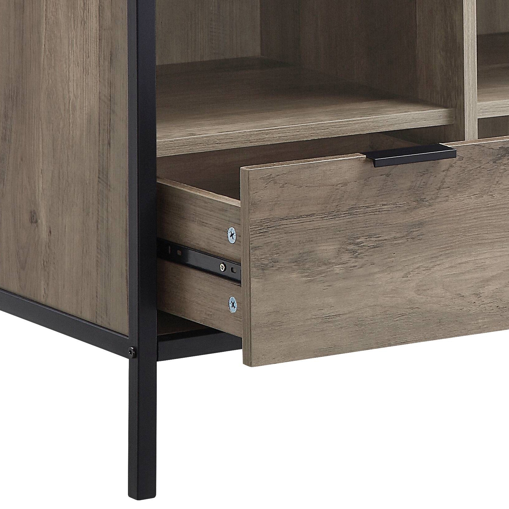Nantan Rustic Oak TV Stand - Storage & Display