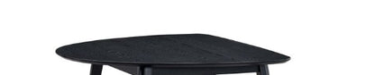 Black Synthetic Wood Dining Table for Modern Kitchen Space