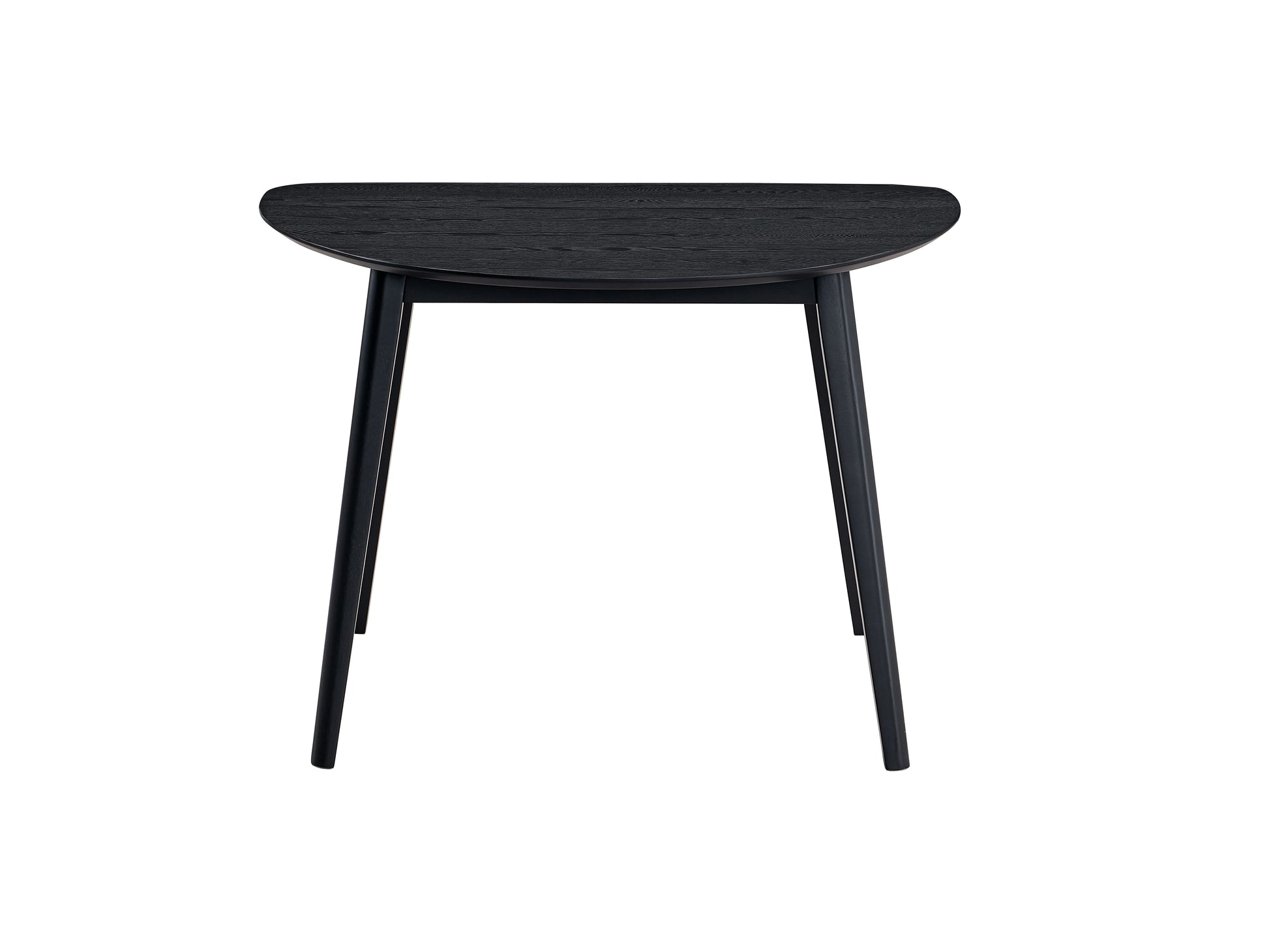 Black Synthetic Wood Dining Table for Modern Kitchen Space