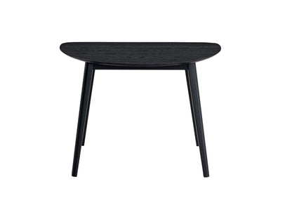 Black Synthetic Wood Dining Table for Modern Kitchen Space