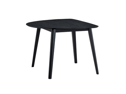 Real Black Finish Dining Table