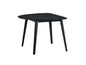 Real Black Finish Dining Table