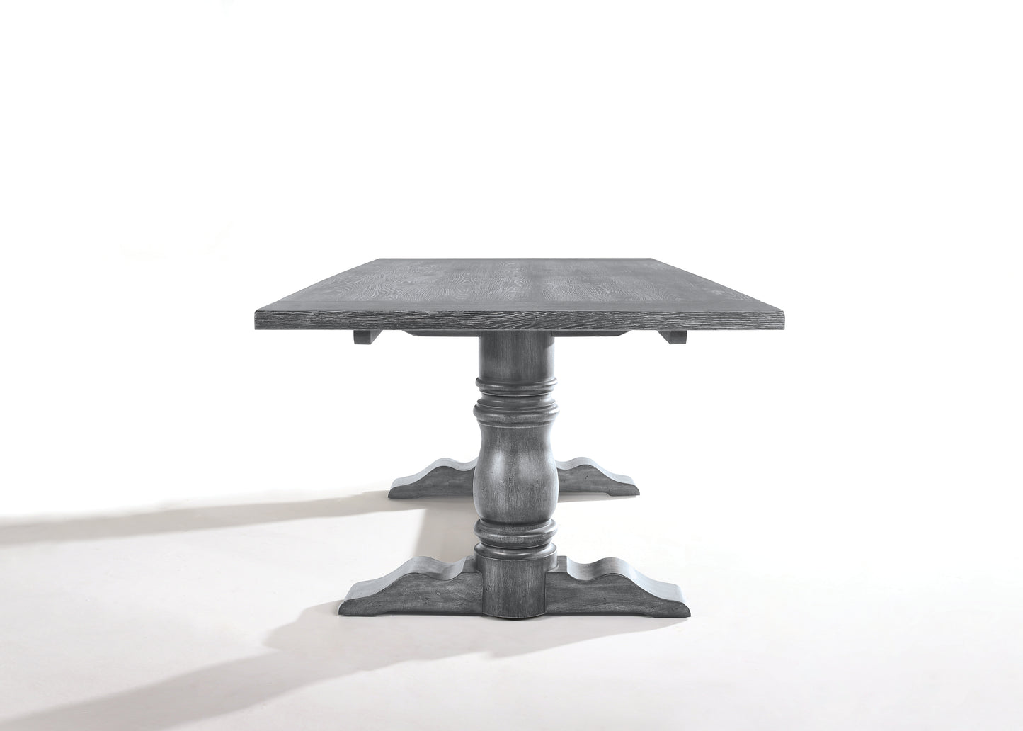 Weathered Gray Dining Table Set - 4 Piece