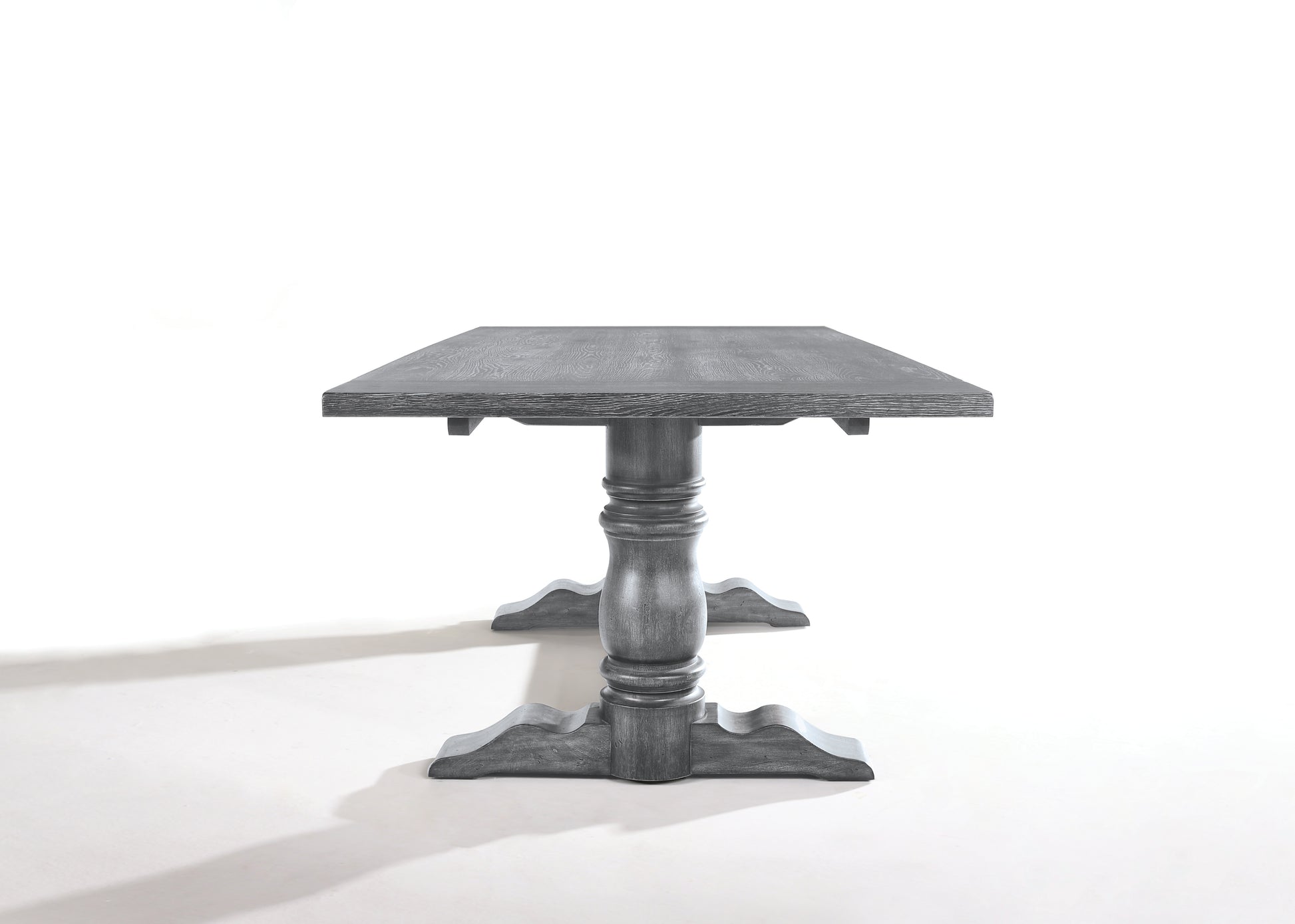 Weathered Gray Dining Table Set - 4 Piece