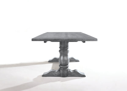 Weathered Gray Dining Table Set - 4 Piece