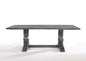 Leventis Weathered Gray Finish Dining Table