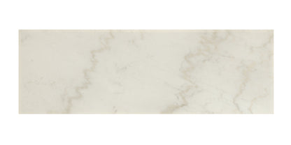 Gray White Marble Dining Server Table with Storage