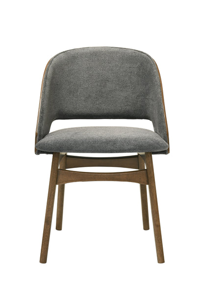 Gray Walnut Side Chairs Set of 2 - Dining Room Seating