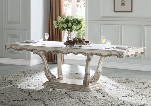 Gorsedd Golden Ivory Finish Dining Table