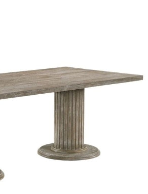 Gray Dining Table - 84" Rectangular Table