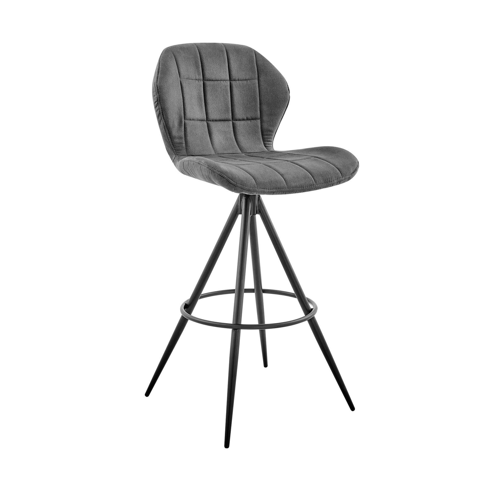 Charcoal Bar Stools - 26 Inch Swivel Height