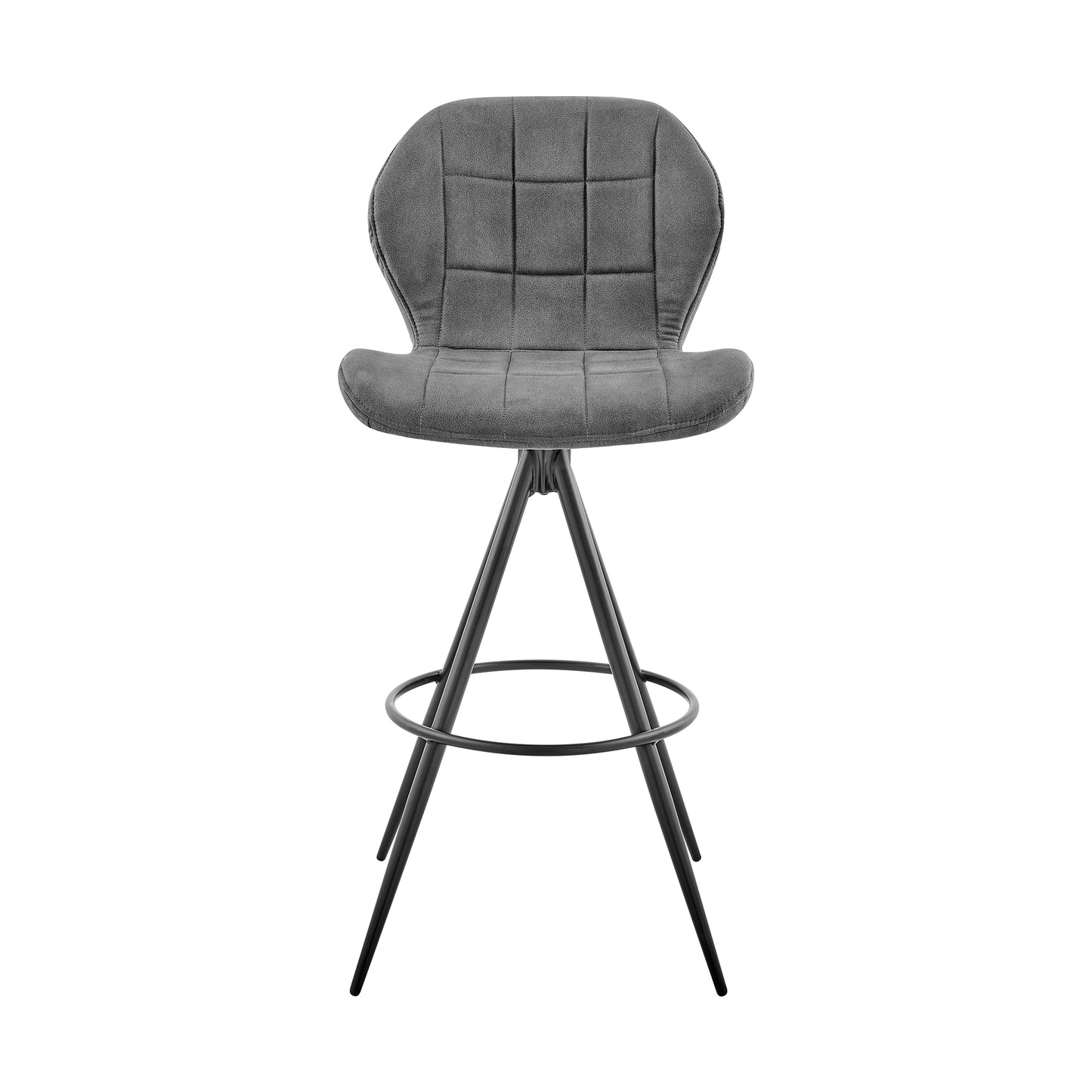 Charcoal Bar Stools - 26 Inch Swivel Height