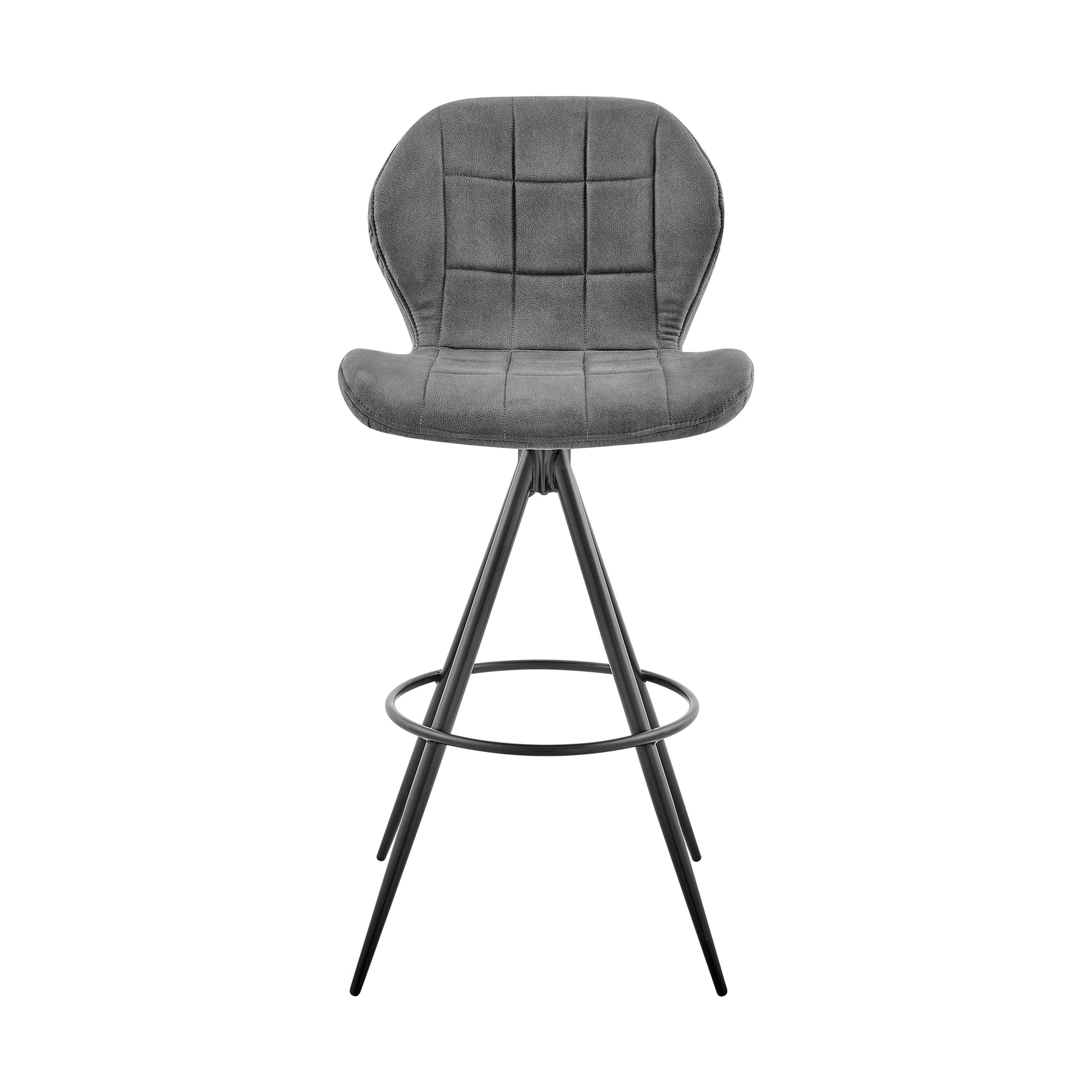 Charcoal Bar Stools - 26 Inch Swivel Height