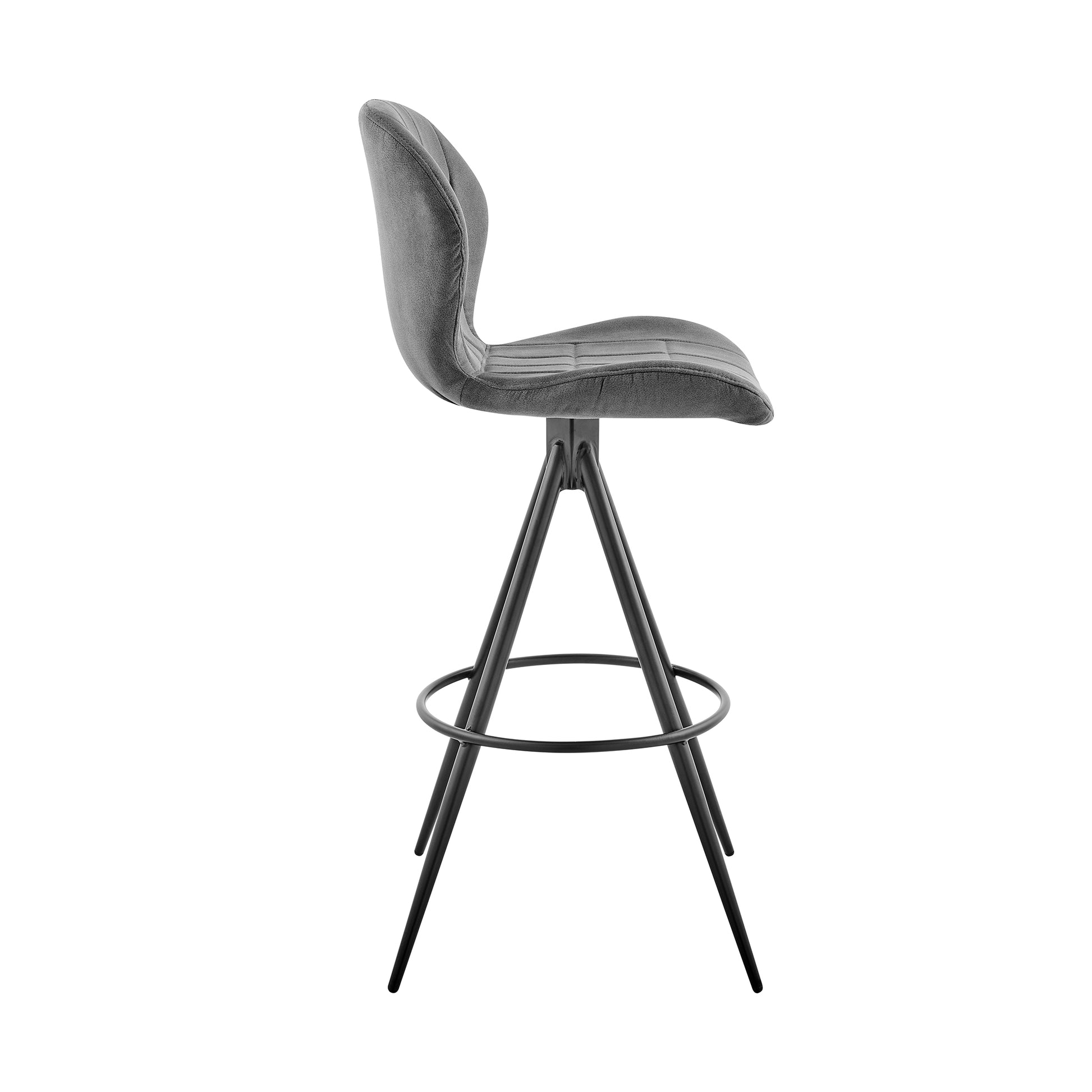 Charcoal Bar Stools - 26 Inch Swivel Height