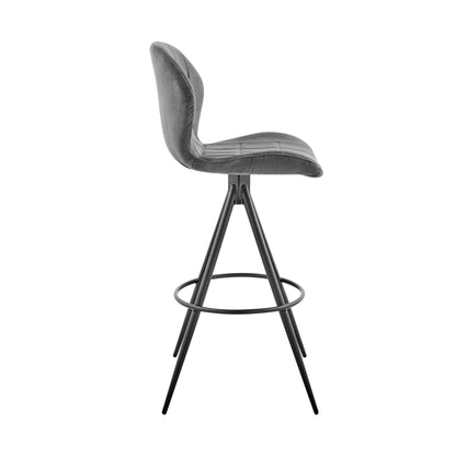 Charcoal Bar Stools - 26 Inch Swivel Height